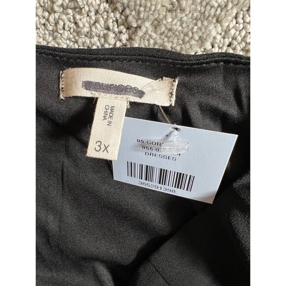 Flirty Wrap DRESS Mini Skater Maurices 3X 24W/26W Chiffon Ruffle Swing Lined NEW - Picture 8 of 10